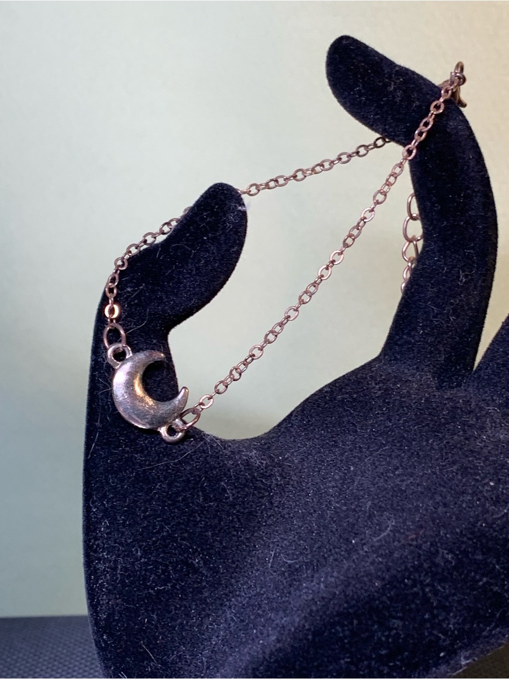 Delicate Crescent Moon Bracelet